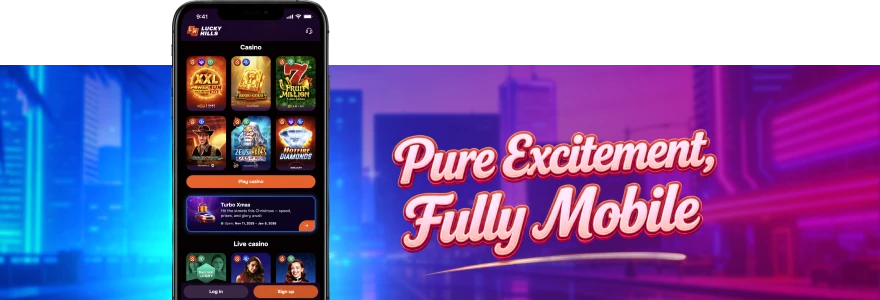 LuckyHills app in Australia